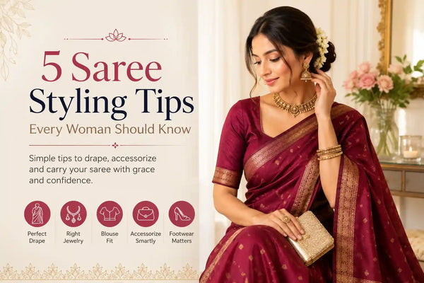 5 Saree Styling Tips Every Woman Should Know