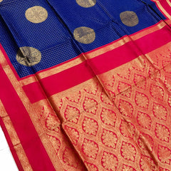 The Royal Sapphire & Rani Pink Banarasi Saree